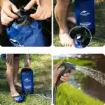 Sac de douche solaire gonflable 8
