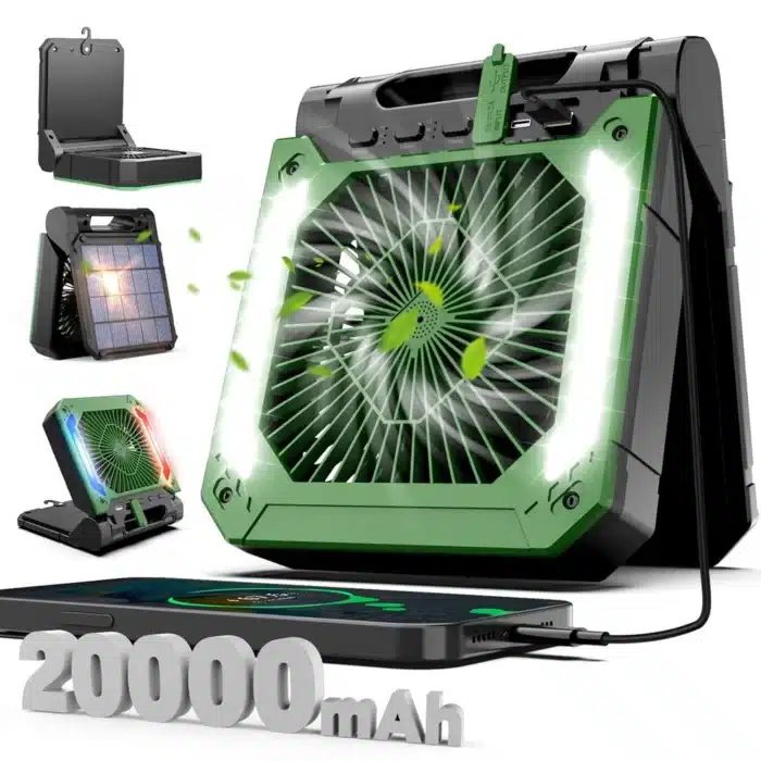 Ventilateur solaire avec batterie 1