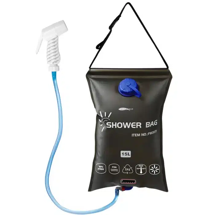 Sac de douche survie solaire 3