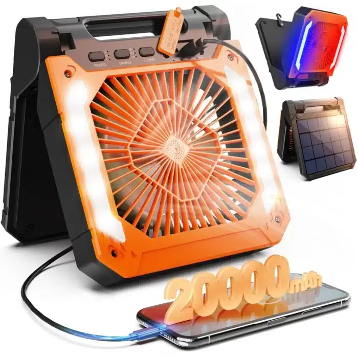 Ventilateur solaire avec batterie 3