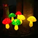 Lampe solaire champignon 3