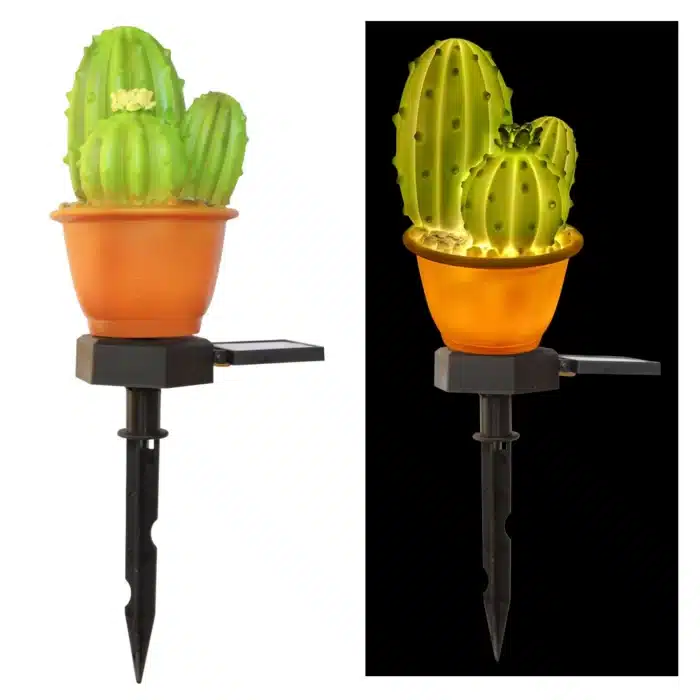 Lampe solaire cactus 6