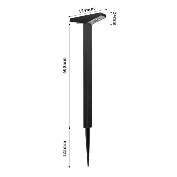 Borne éclairage extérieur solaire 6